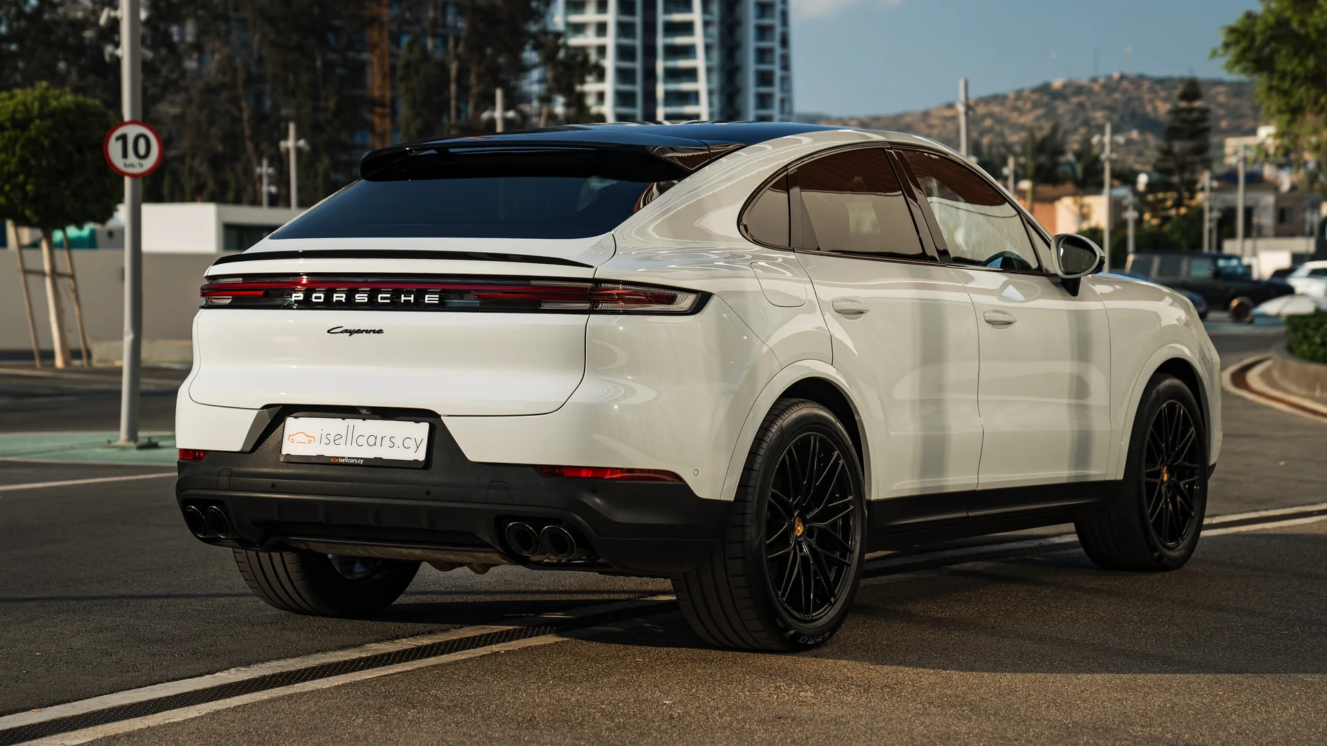 Rear quarter, privacy glass and coupe silhouette. Car 79