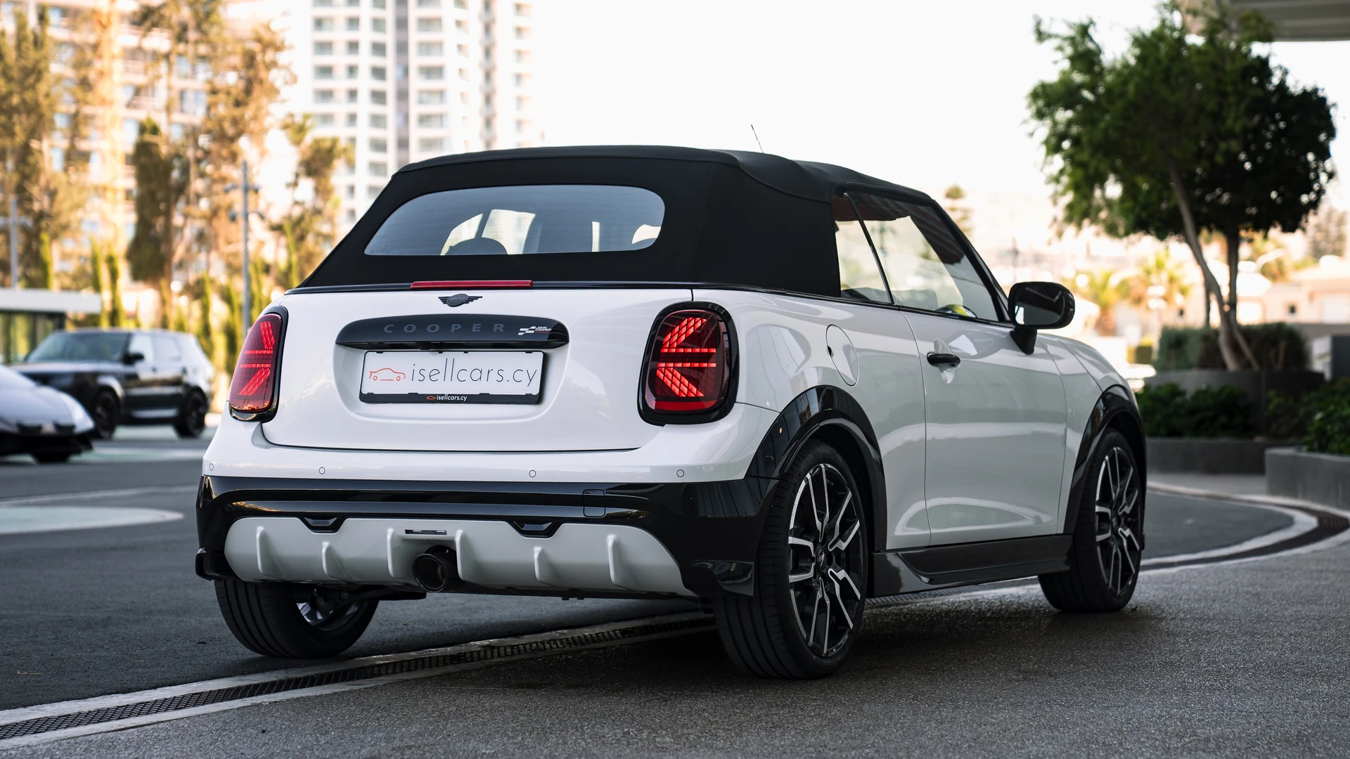 Rear three-quarter, evening light. Car 81