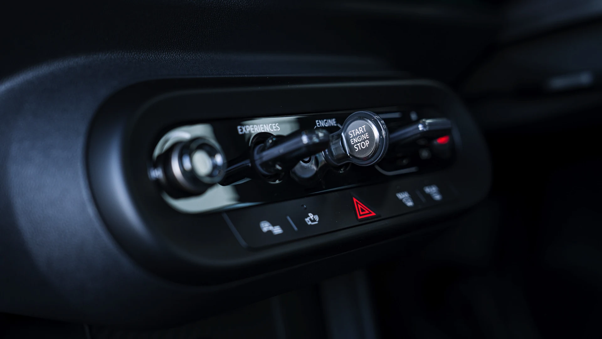 Centre console detail, gear selector. Car 81