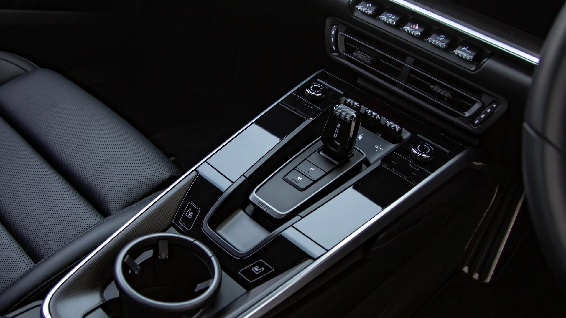 Interior trim detail. Car 28